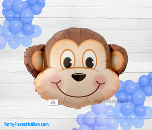 Monkey Head Shape Foil Balloon