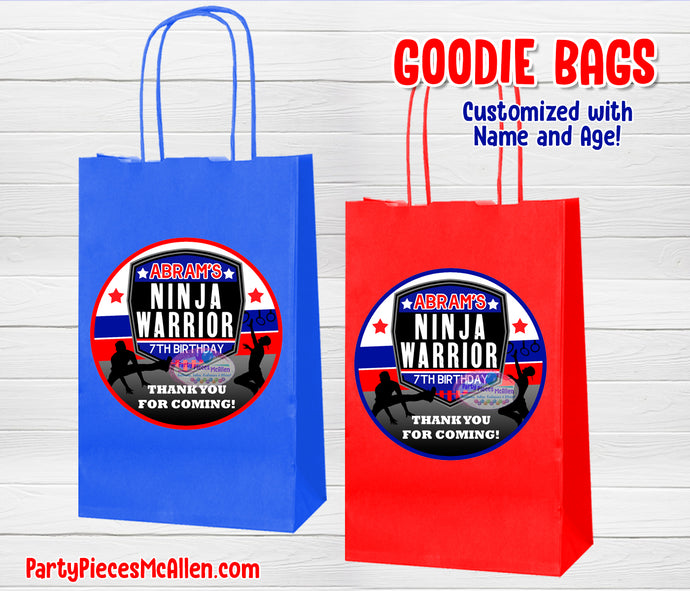Ninja Warrior Goodie Bags