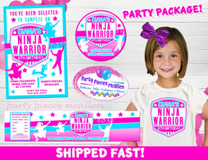 Girls Ninja Warrior Party Package