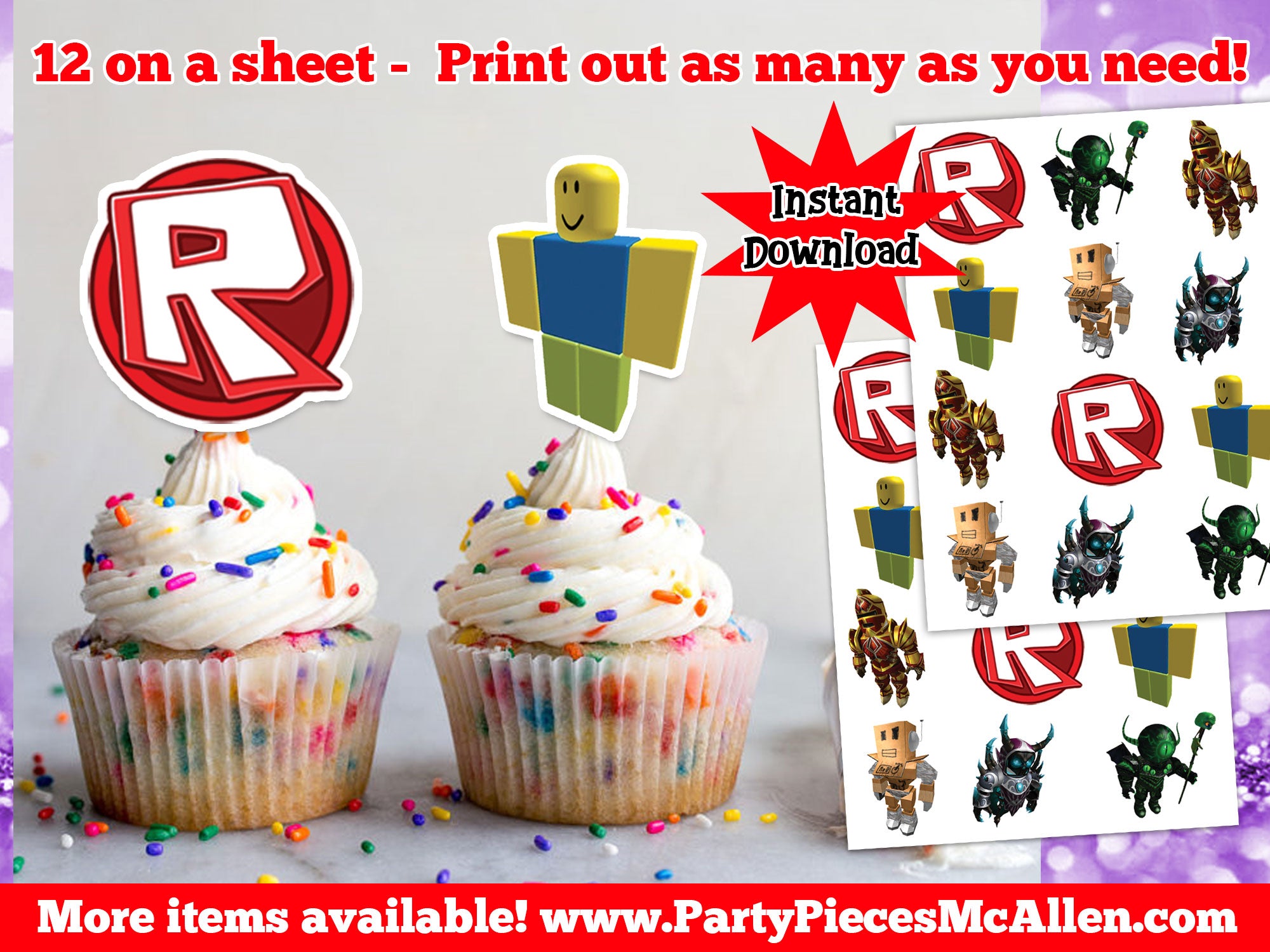 Gamer Cake Toppers Digital File β Party Pieces McAllen gamer-cake-toppers-digital-file-party-pieces-mcallen