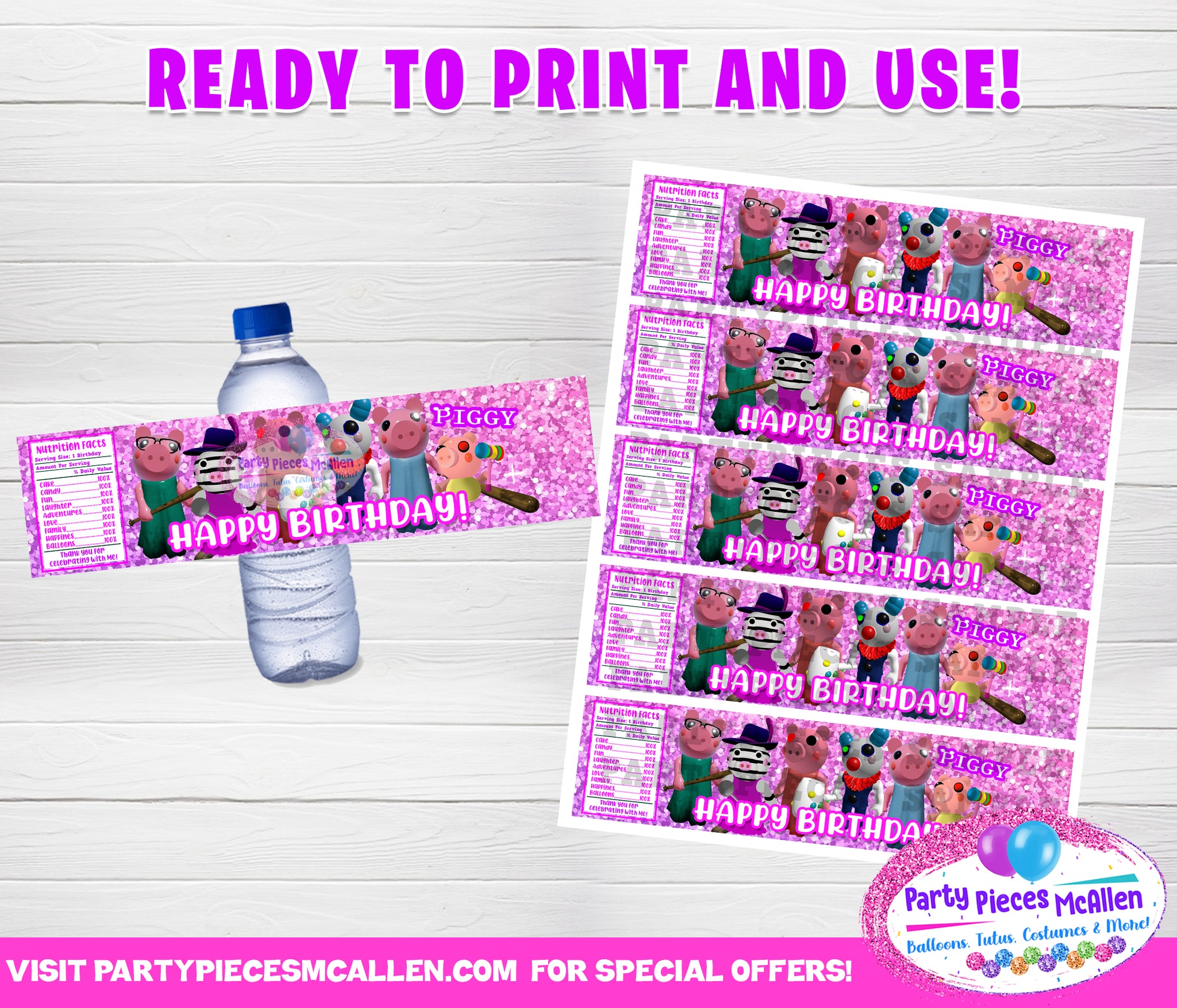 Free Printable Roblox Water Bottle Labels