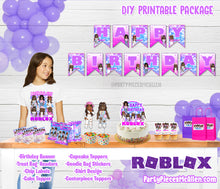 Load image into Gallery viewer, Girl Roblox Dark Skin Printable Package