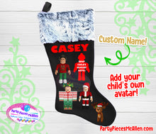 Load image into Gallery viewer, Gamer Boy Christmas Stocking