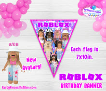 Load image into Gallery viewer, Gamer Girl Birthday Custom Banner