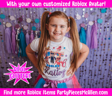 Load image into Gallery viewer, Gamer Girl Birthday Shirt with Glitter