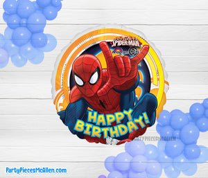 Spiderman Round Foil Balloon