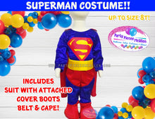 Load image into Gallery viewer, Superman Costume