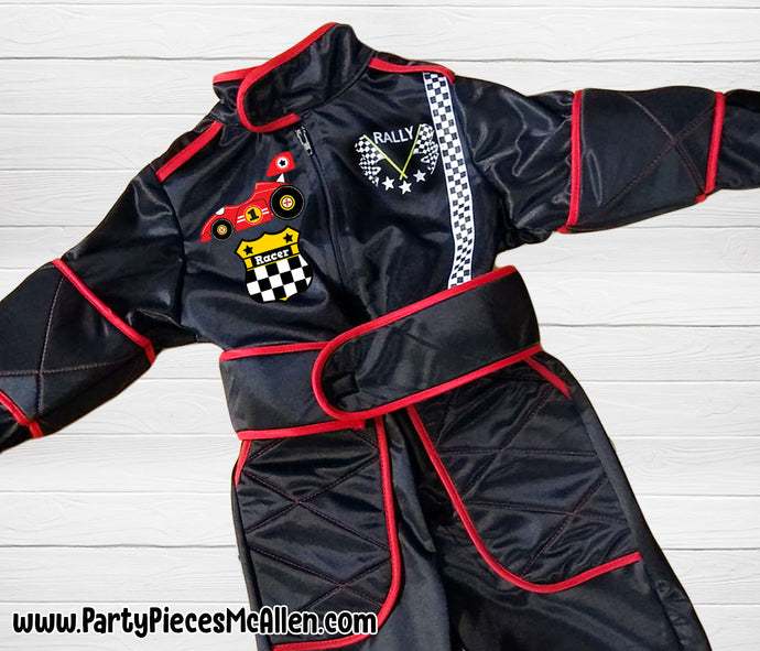 Black Racecar Driver Suit