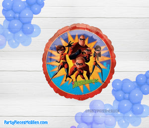 17" The Incredibles Round Foil Balloon