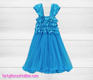 Turquoise Princess Petti Dress