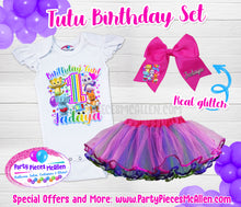 Load image into Gallery viewer, Word Party Sparkle Tutu Outfit