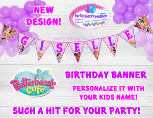 Butterbeans Cafe Birthday Banner