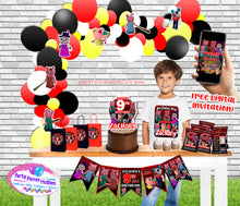 Load image into Gallery viewer, Roblox Boy Piggy Garland Deluxe Party Pack with customized avatar