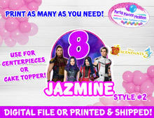 Load image into Gallery viewer, Descendants 3 Cake Topper