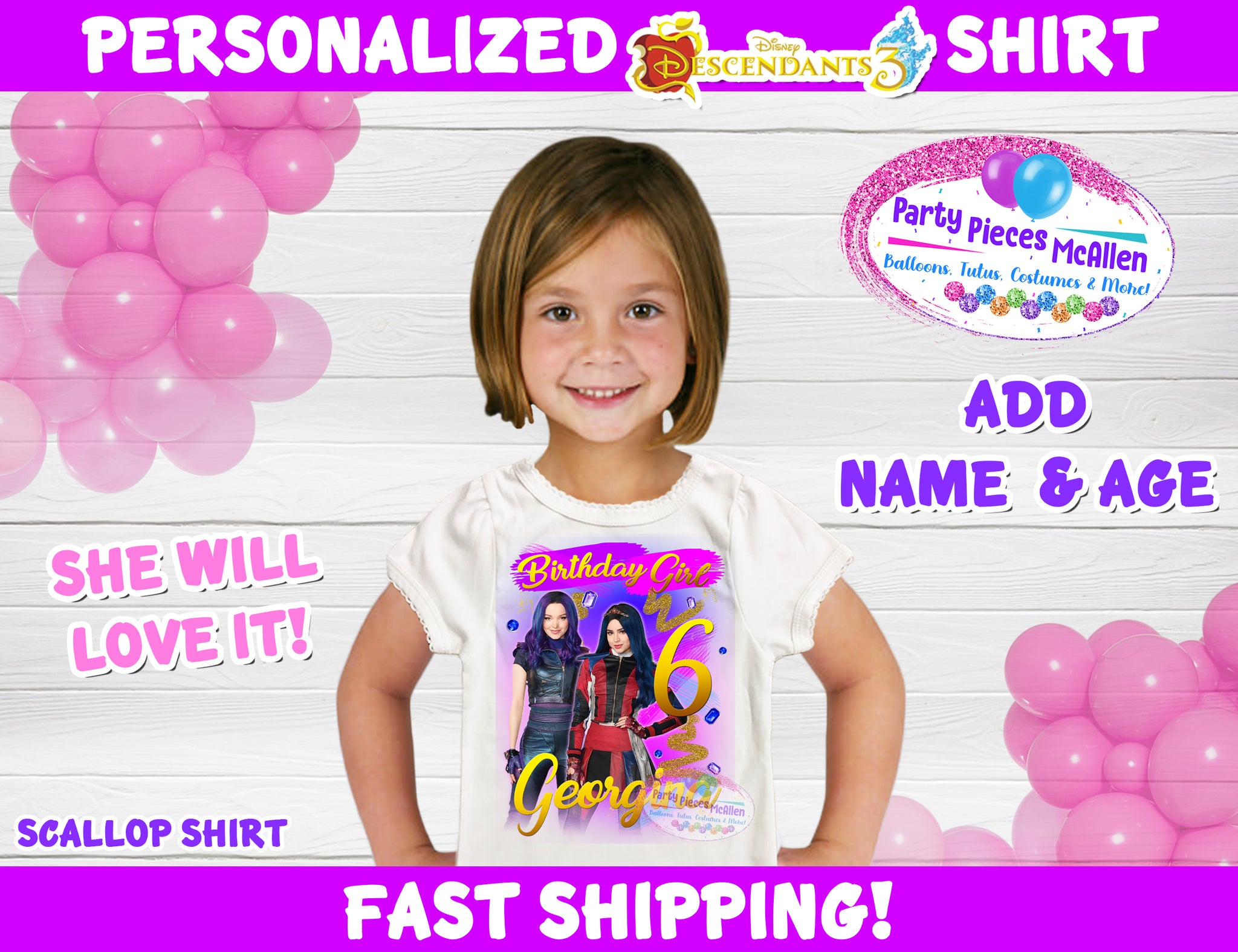 Roblox Birthday Shirt, Personalized Any Colors, Name and Age