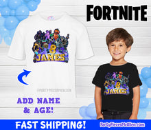 Load image into Gallery viewer, Fortnite Birthday Shirt