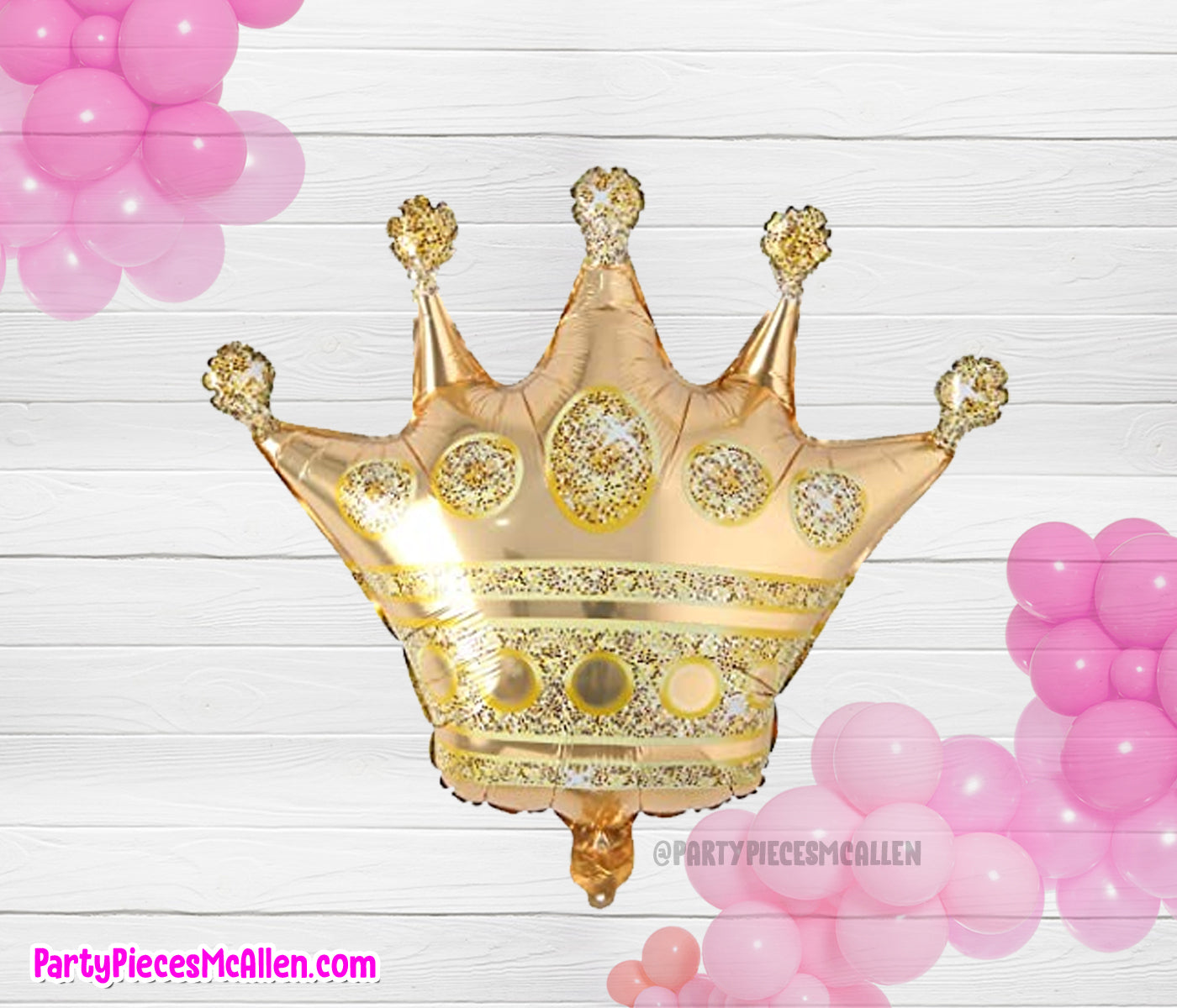 Gold Jumbo Crown Foil Balloon