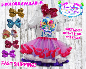 Shimmer and Shine Birthday Tutu Outfit – Party Pieces McAllen