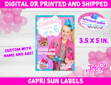 Load image into Gallery viewer, Jojo Siwa Capri Sun Labels