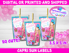 Load image into Gallery viewer, Jojo Siwa Capri Sun Labels