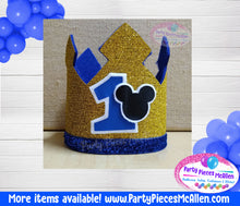 Load image into Gallery viewer, Royal Mouse Prince First Birthday Outfit
