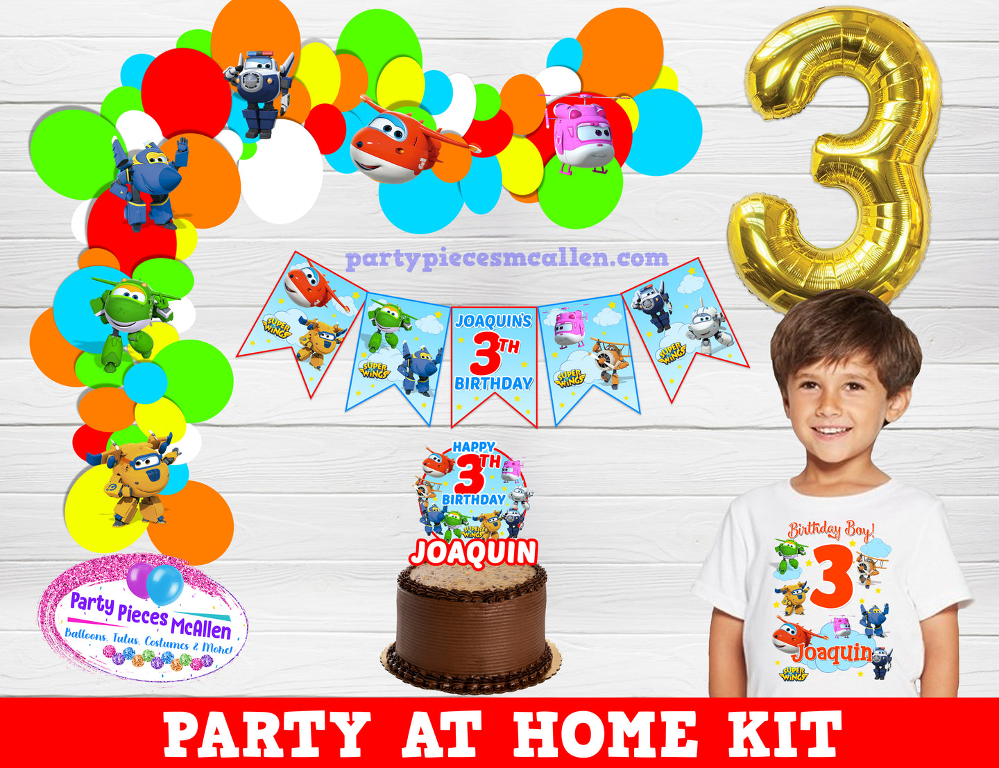 Super Wings Party at Home Kit