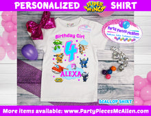 Load image into Gallery viewer, Super Wings Girl Birthday Shirt