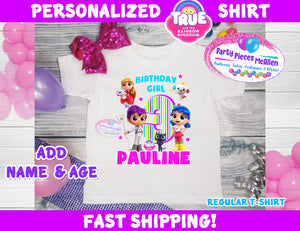 True and the Rainbow Kingdom Birthday Shirt